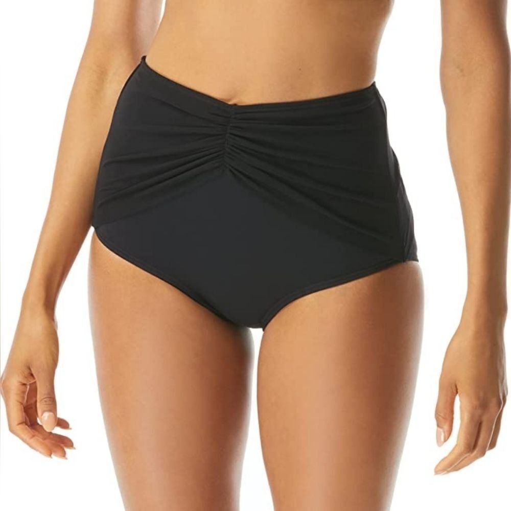 Coco Reef Diva High Waist Bikini Bottom Black Small New With Tags